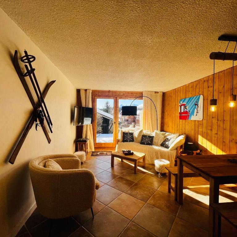 Charmant Appartement aux Saisies - 34m², 4 Pers, Terrasse Sud, Proche Pistes et Commerces - One-Bedroom Apartment - 15