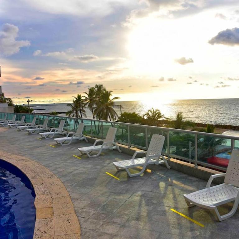 Apto 1801 Cartagena frente al mar- edificio Palmetto, piso 18 - Apartamento de 2 dormitorios - 55