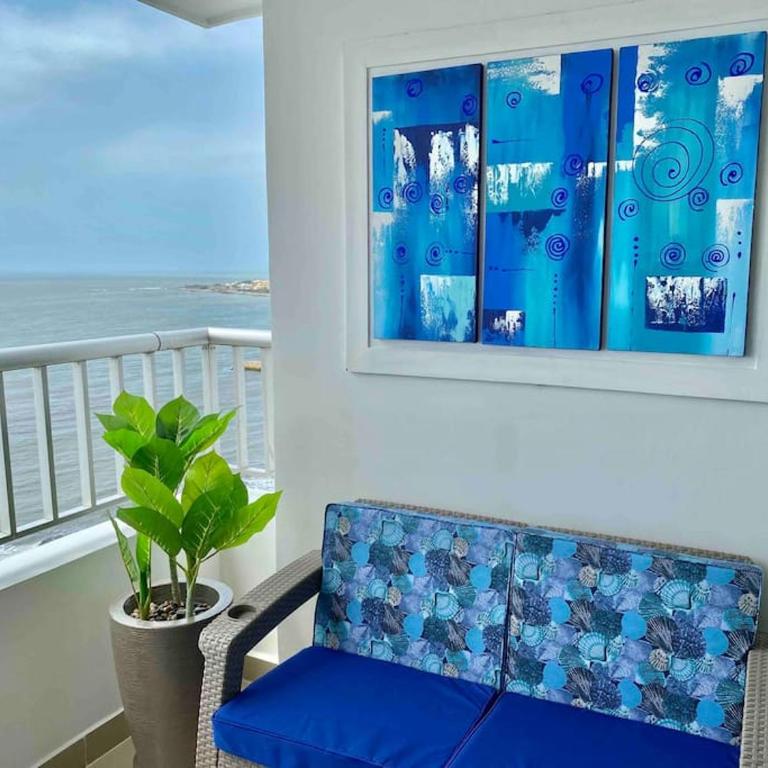 Apto 1801 Cartagena frente al mar- edificio Palmetto, piso 18 - Apartamento de 2 dormitorios - 64