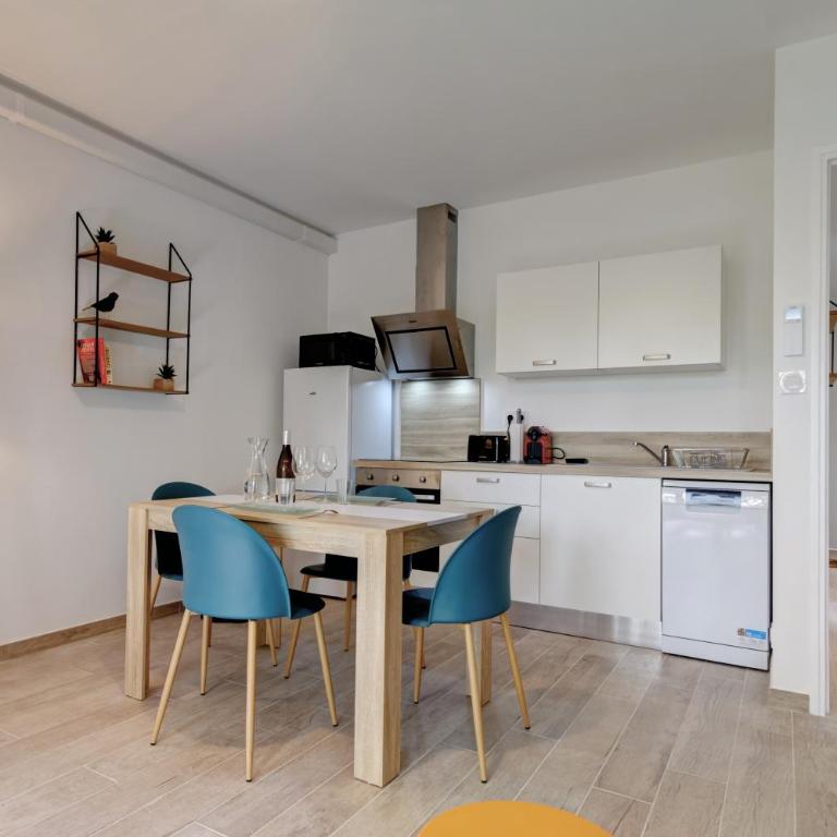 028- CHU Hôpital, Appart 2chambres, Parking, Tram - Appartement 2 Chambres - 6