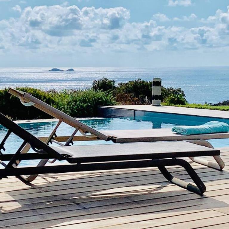 VILLA SANTA GIULIA 240M2 CLASSEE 5 étoiles Vue Mer 180 degrès - Villa mit privatem Pool - 4