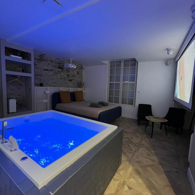 Appartement avec Jacuzzi Sauna & Home Cinéma - Nid d'Angers - Appartement 1 Chambre - 14