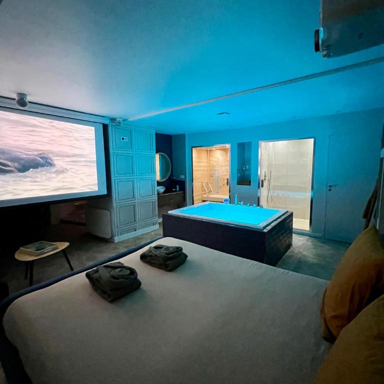 Appartement avec Jacuzzi Sauna & Home Cinéma - Nid d'Angers - Appartement 1 Chambre - 17