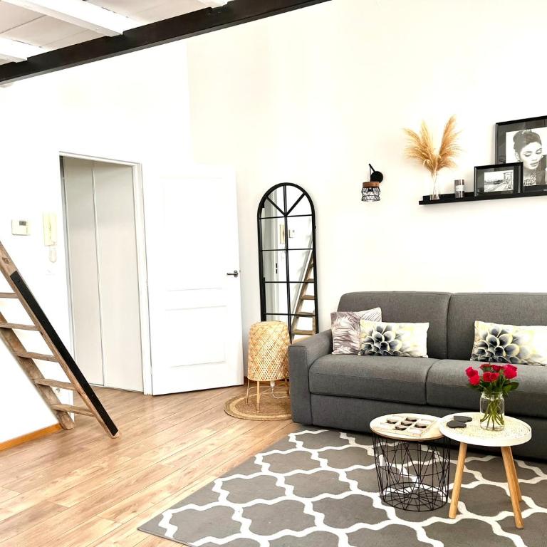 Mini-loft, Clos des Arts - parking gratuit - Studio Apartment - 3