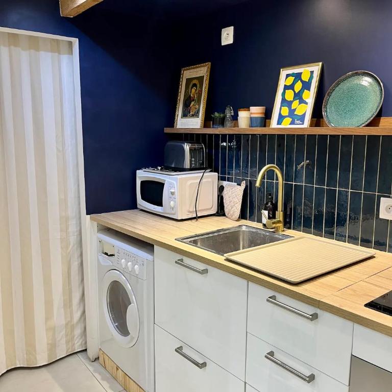 Le Chaptal • Beau T2 • CLIM • Centre Gare St Roch - One-Bedroom Apartment - 15
