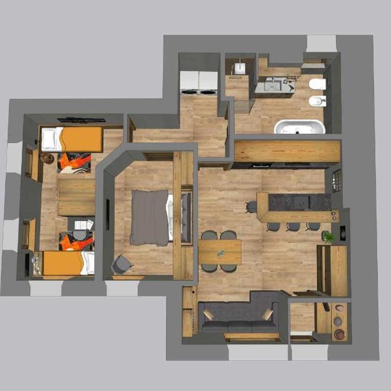 Chalet Lucky Exclusive by Livigno Accomodation - Deluxe Triple Room - 32