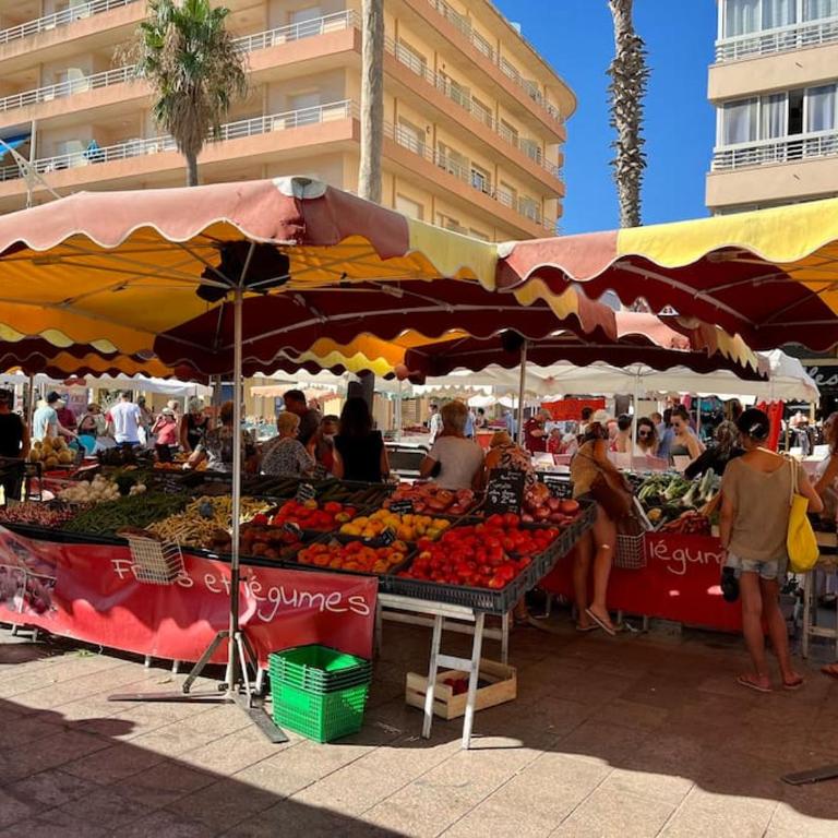 Appart T2 Calme - Centre de Canet - Parking - Clim - Appartamento con 1 Camera da Letto - 33