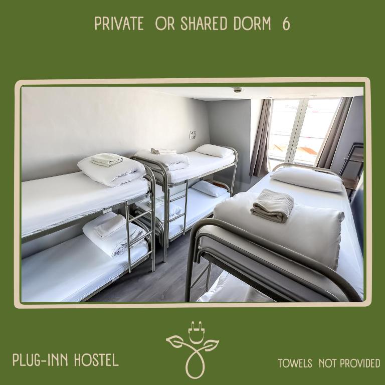 Plug inn Montmartre by Hiphophostels - Lit dans Dortoir Mixte de 6 Lits - 1