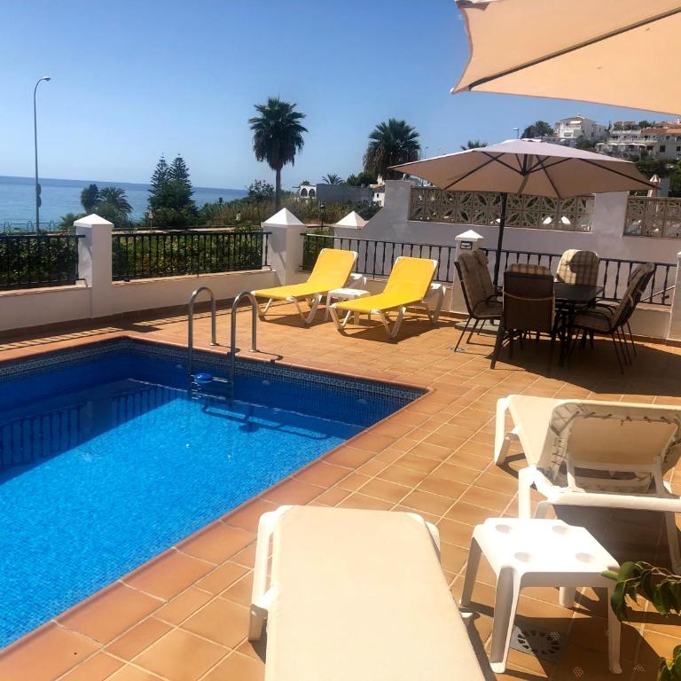 Villa Casa Rosi, vistas al mar, piscina privada y AA - Casa de 3 dormitorios - 1