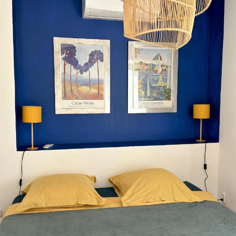 Grand Mas provençal, mer à 200m, parking privé fermé, piscine chauffée - Villa - 55