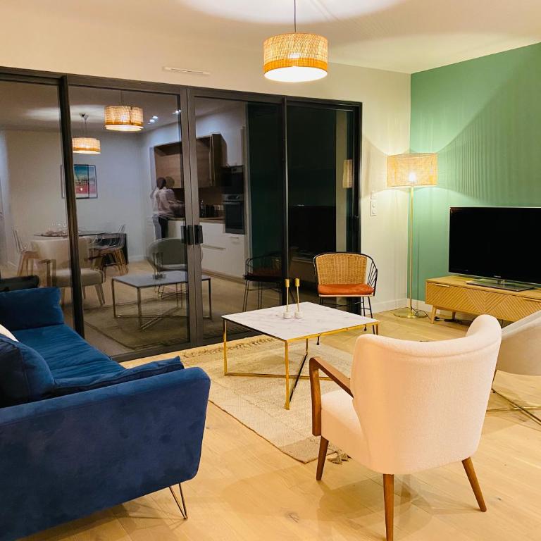 Maison neuve 3 chambres Nantes - confort pour famille & amis, wifi, parking - Haus mit 3 Schlafzimmern - 4