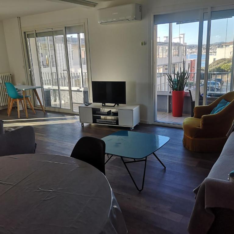 L'Azuréou, spacieux T3 à 150m de la plage - Appartement 1 Chambre - 16