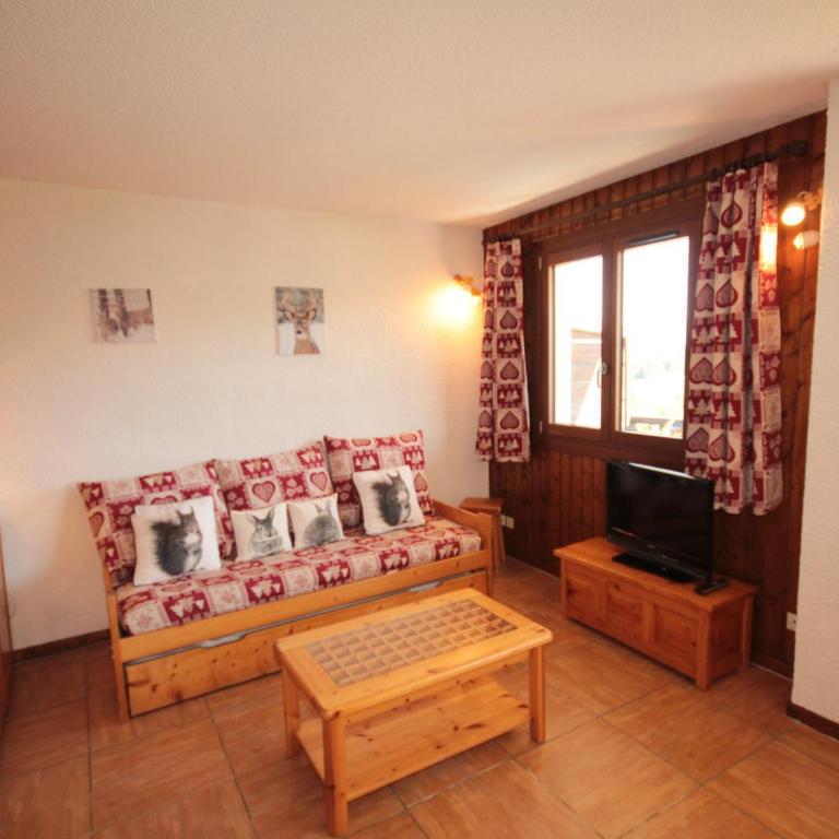 Studio cabine lumineux Les Saisies, ski au pied, balcon, 5 couchages - Studio - 5