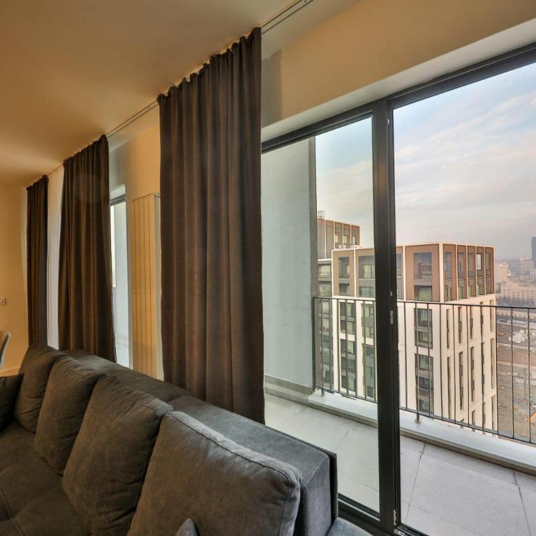 Belgrade Waterfront Apartments - Deluks Dvokrevetna Soba sa Bračnim Krevetom i Balkonom - 10