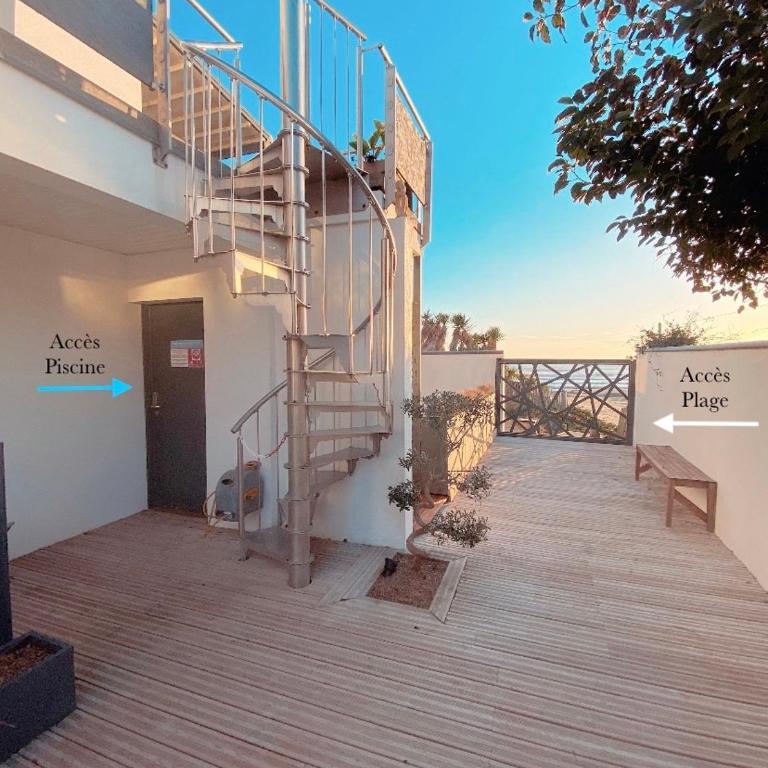 Le Littoral - Piscine et plage aux pieds - Appartamento Monolocale - 7