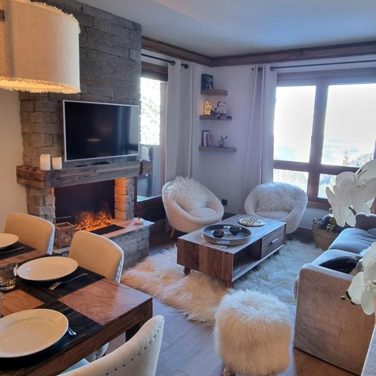 Arcs 1950 Appartement Luxe type chalet 5 à 7 personnes Vue imprenable sur le Montblanc skis aux pieds - Apartment mit Blick auf die Berge - 1
