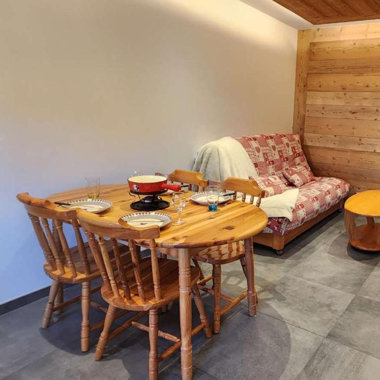 Appartement rénové Les Gets, 4 pers., balcon, parking, navette gratuite - Appartement 1 Chambre - 1