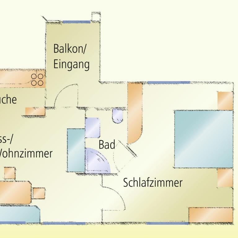 Ruadlhof - Apartment mit 1 Schlafzimmer - 1