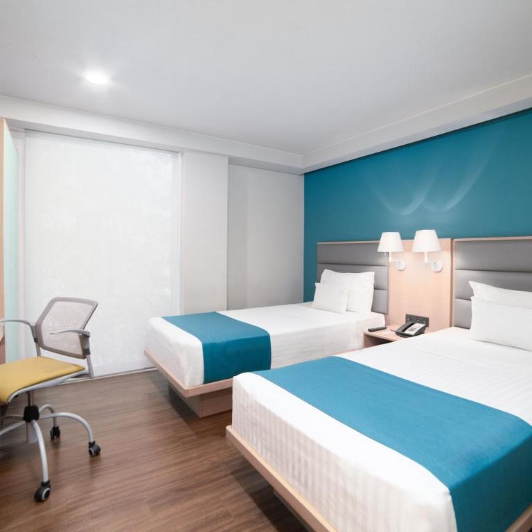 City Express Suites by Marriott Ciudad de México Anzures - Suite de 1 dormitorio con cama extragrande o 2 camas individuales y sofá cama - 6