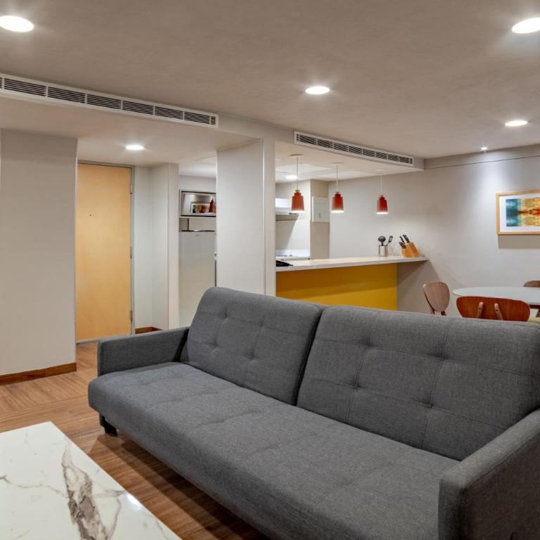City Express Suites by Marriott Ciudad de México Anzures - Suite de 1 dormitorio con cama extragrande o 2 camas individuales y sofá cama - 1