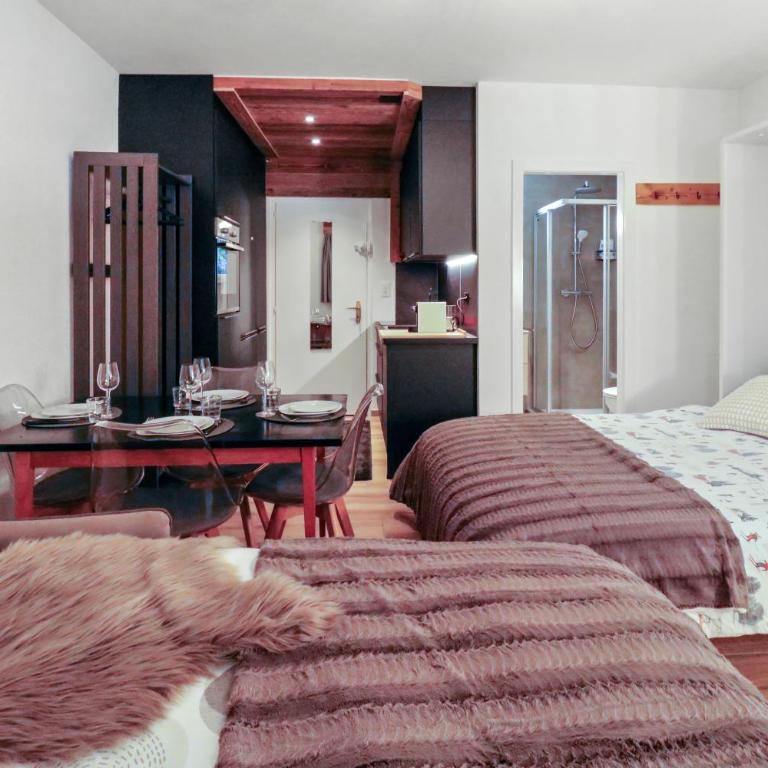 Studio rénové cosy et centré, Ski-In Ski-Out - Appartement 1 Chambre - 4