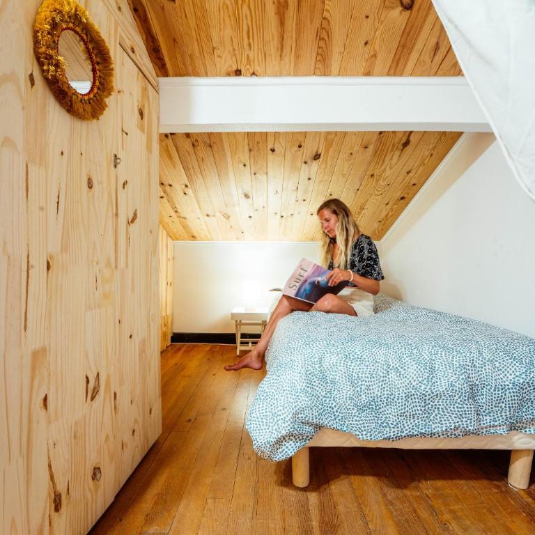 La Boga Surf House Biscarrosse Plage - Lit Simple en Dortoir - 6