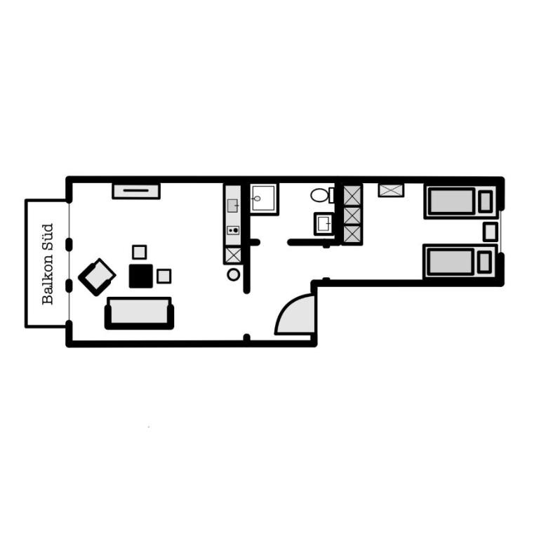 Landhaus Bauer - Standard Apartment mit 1 Schlafzimmer - 5