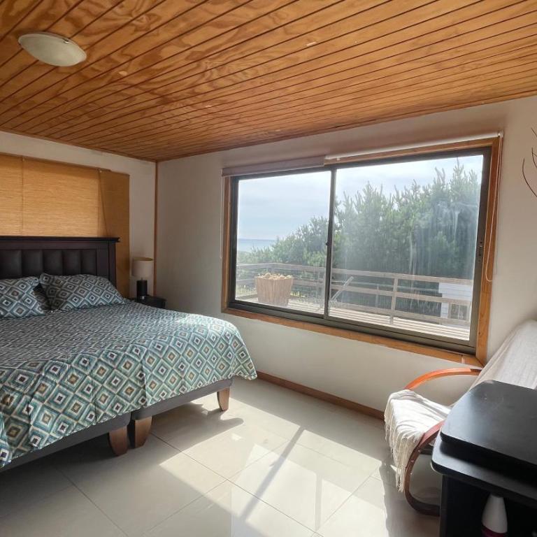 Refugio del mar - cabaña frente al mar en Curanipe con terraza y jardin - Three-Bedroom Apartment - 15