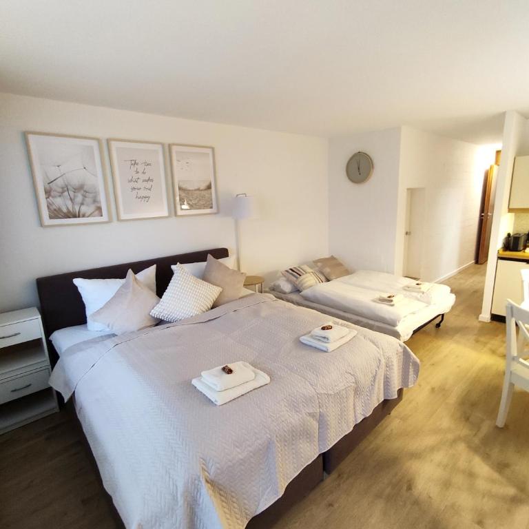 Sauna, Pool und Gartenzugang oder Balkon - Appartement 1 Chambre - 6