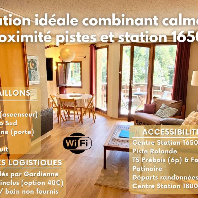 Le Lodge des marmottes - Calme, cosy, vue nature - Apartment mit 1 Schlafzimmer - 23