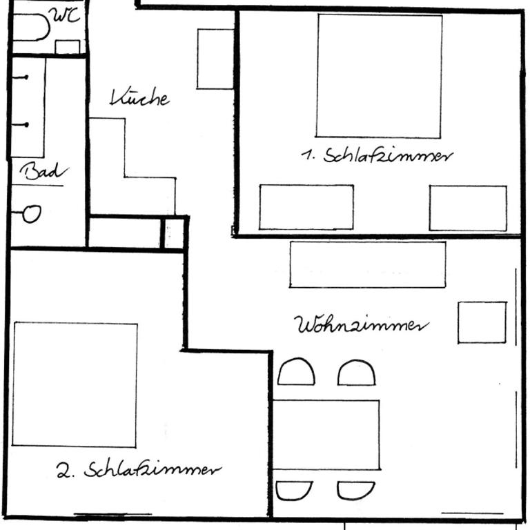 Ferienwohnungen Beargzit - Apartment mit 2 Schlafzimmern und Balkon - 15