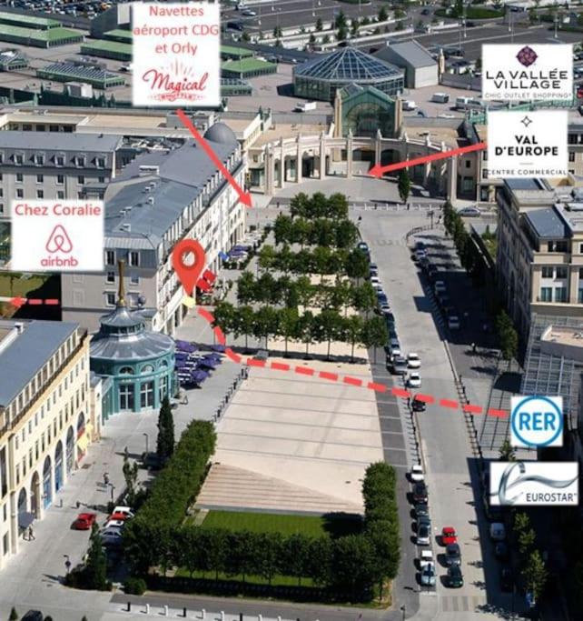 Disneyland Paris 70m² face Parc, place Ariane - Appartamento con 2 Camere da Letto - 32