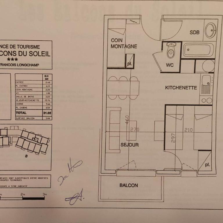 2 pièces vue dégagée montagne à Saint-François-Longchamp - Appartement 2 Chambres - 9