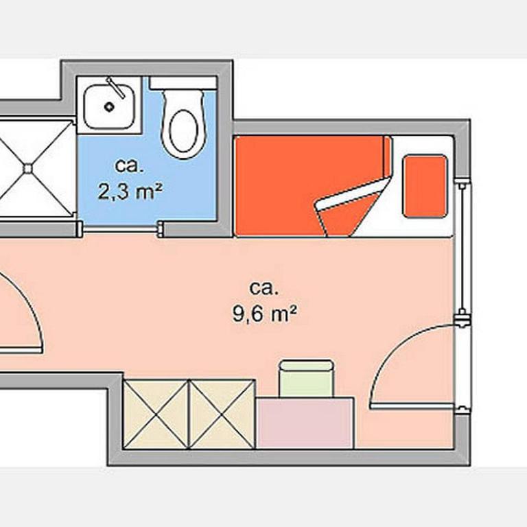 Hotel Appartement Roggal - Superior Einzelzimmer - 2