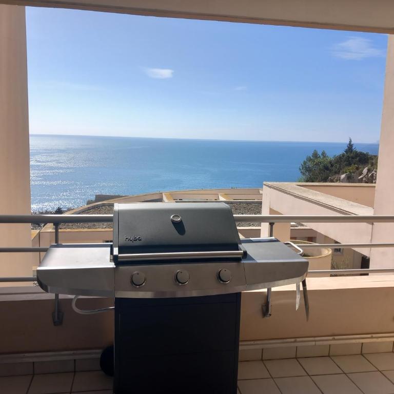 T3 vue mer - terrasse couverte, piscine, parking, proche du centre ville. - Apartment mit 2 Schlafzimmern - 34