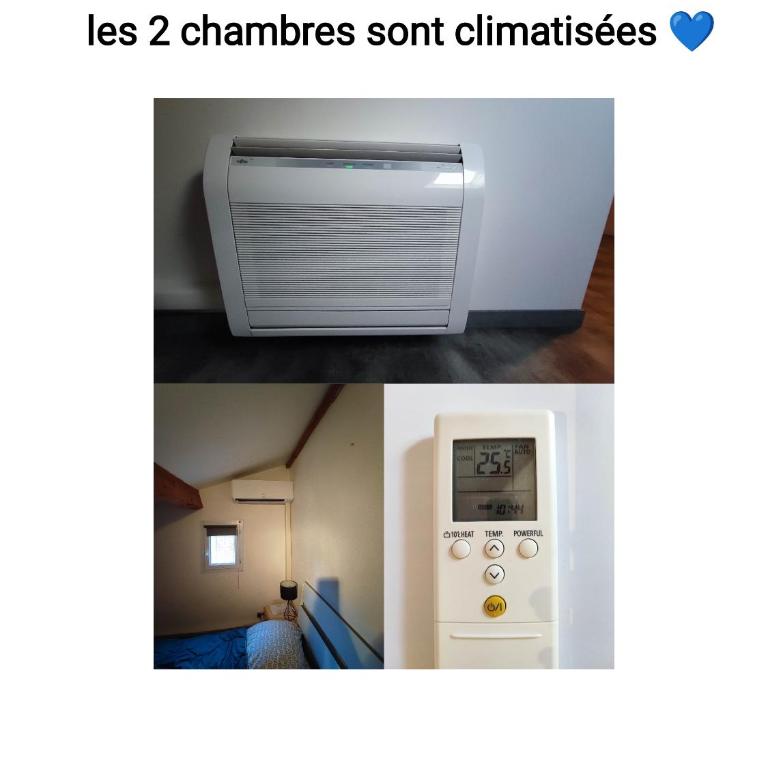 "Perle marines" maison sans vis à vis 200m plage 2 chambres climatisées Piscine dans la residence - Maison 2 Chambres - 18
