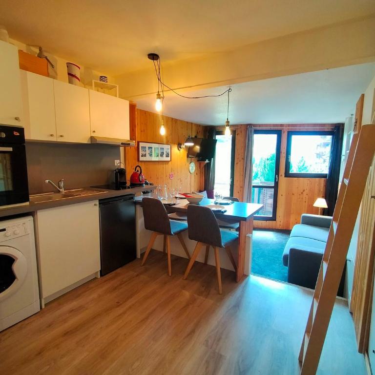 Studio à Avoriaz - 4 pers, Balcon, Lave-linge, Vue domaine skiable - FR-1-633-72 - Studio - 8