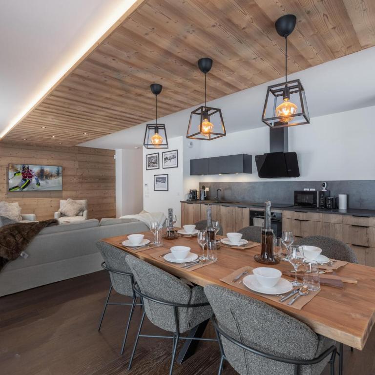 Appartement spacieux à Megève, 3 ch, près des pistes, parking privé - FR-1-569-139 - Appartement - 5