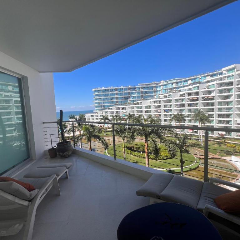 Frente al mar con dos terrazas en la mejor ubicación entre Nuevo Vallarta y Bucerias - Apartamento Estudio con vistas al mar - 10