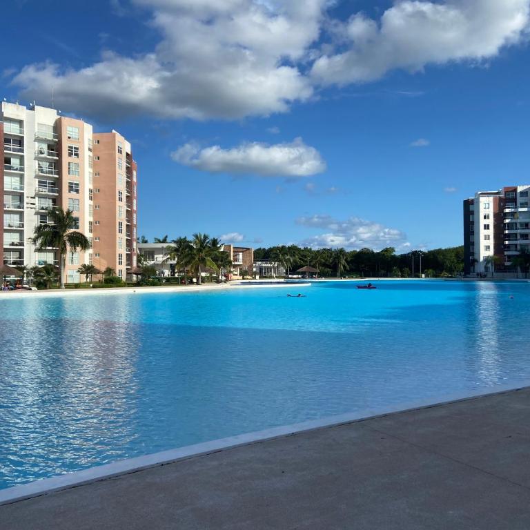 Escape al Caribe con una vista impresionante en Pilarita's Dream Lagoons - Three-Bedroom Apartment - 5