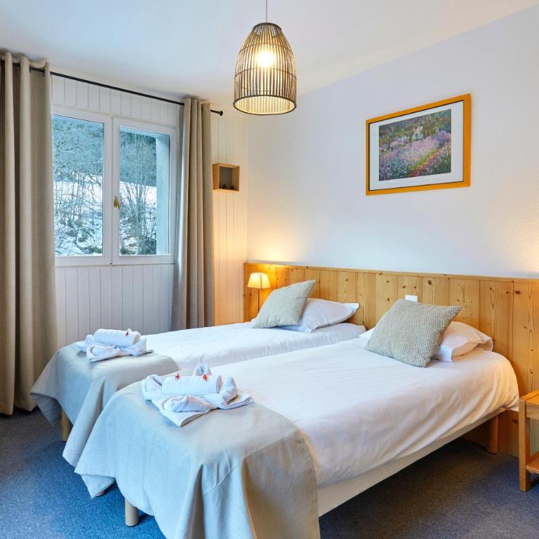 Hôtel Eliova l'Eau Vive - Chambre Lits Jumeaux - 1