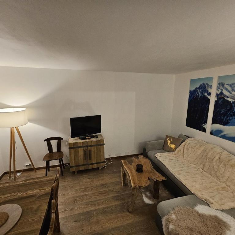Appartement Cosy, Vue Mont Blanc, Plein Centre - Apartamento de 2 dormitorios con vistas a la montaña - 8
