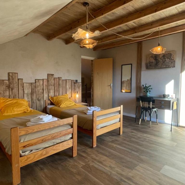 Gîte confort 15 couchages, vue panoramique Montagne Hautes Alpes, Terrasses - Casa de 6 dormitorios - 33