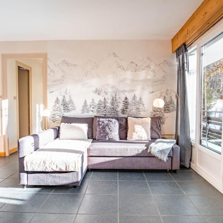 Les Tussilages - Terrasse vue Mont-Blanc - Appartement avec Vue sur la Montagne - 19