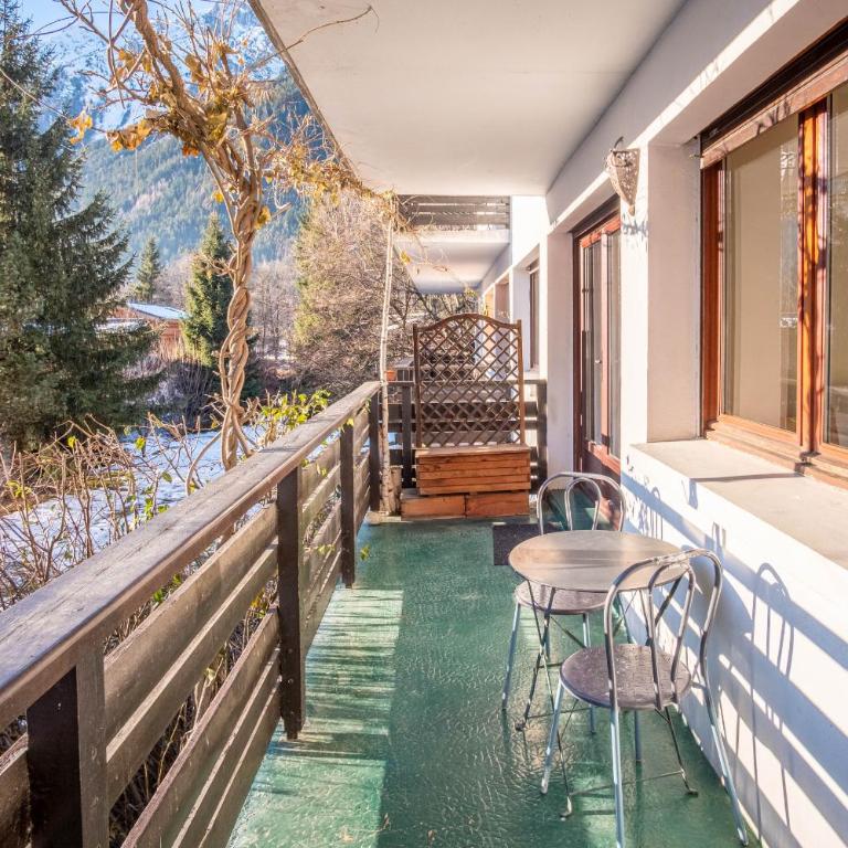 Les Tussilages - Terrasse vue Mont-Blanc - Appartement avec Vue sur la Montagne - 22