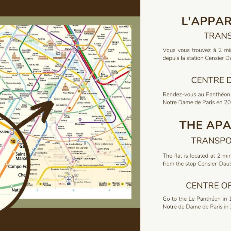 1 Bedroom#4 pers#Mouffetard#Port-Royal#La Sorbonne - Appartement 1 Chambre - 13