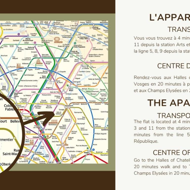 Typical Parisian Studio in Le Marais#4 pers - Studio - 16