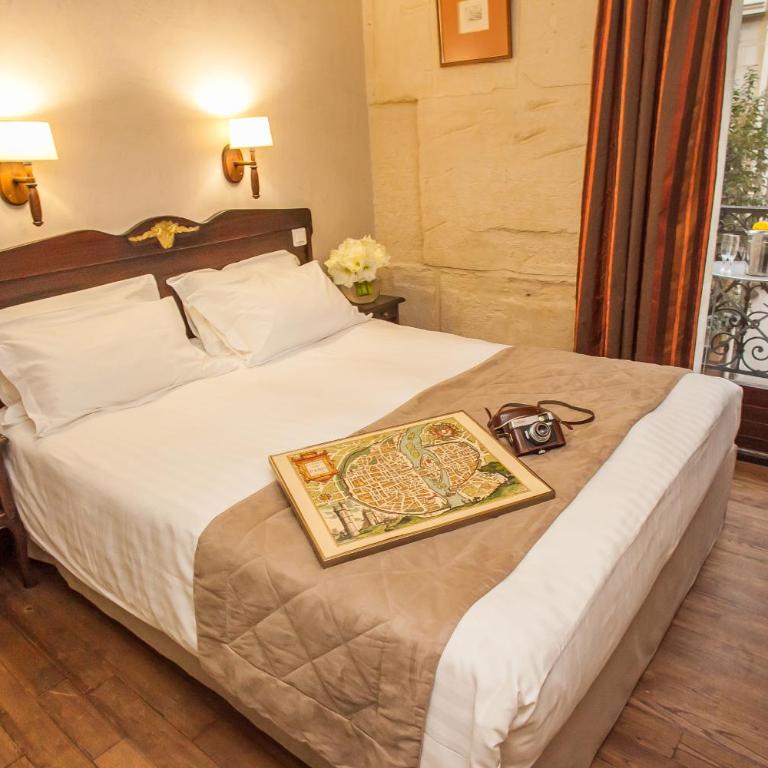 Europe Saint Severin-Paris Notre Dame - Chambre Tradition avec Balcon - 1