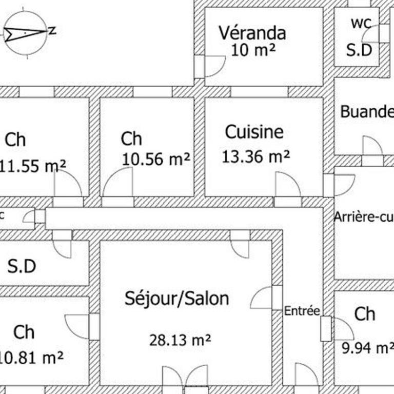 Maison rénovée avec grand jardin, proche des Sables-d'Olonne, 4 chambres, terrasse et Wifi - FR-1-426-187 - Ferienhaus (8 Erwachsene) - 3