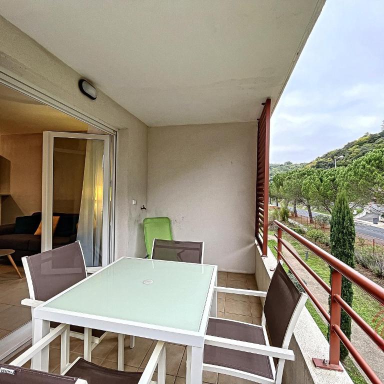 Appartement F2 climatisé à Lamalou-les-Bains, terrasse, proche centre et thermes, animaux acceptés - FR-1-451-167 - Appartamento con 1 Camera da Letto - 8